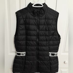 Zyia Black Alpine Down Vest Sz XXL